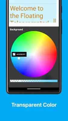 Teleprompter Floating Notes android App screenshot 3