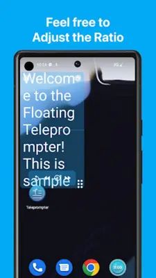 Teleprompter Floating Notes android App screenshot 6