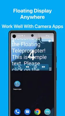 Teleprompter Floating Notes android App screenshot 7